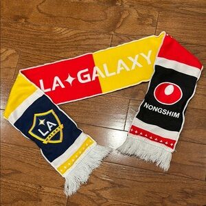 LA Galaxy and Nongshim Soccer Scarf